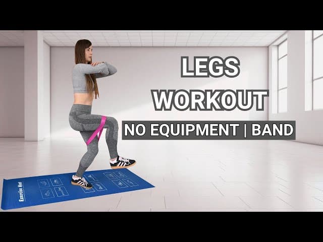 Thumbnail for Leg Workout at Home | Resistance Band or No Equipment
